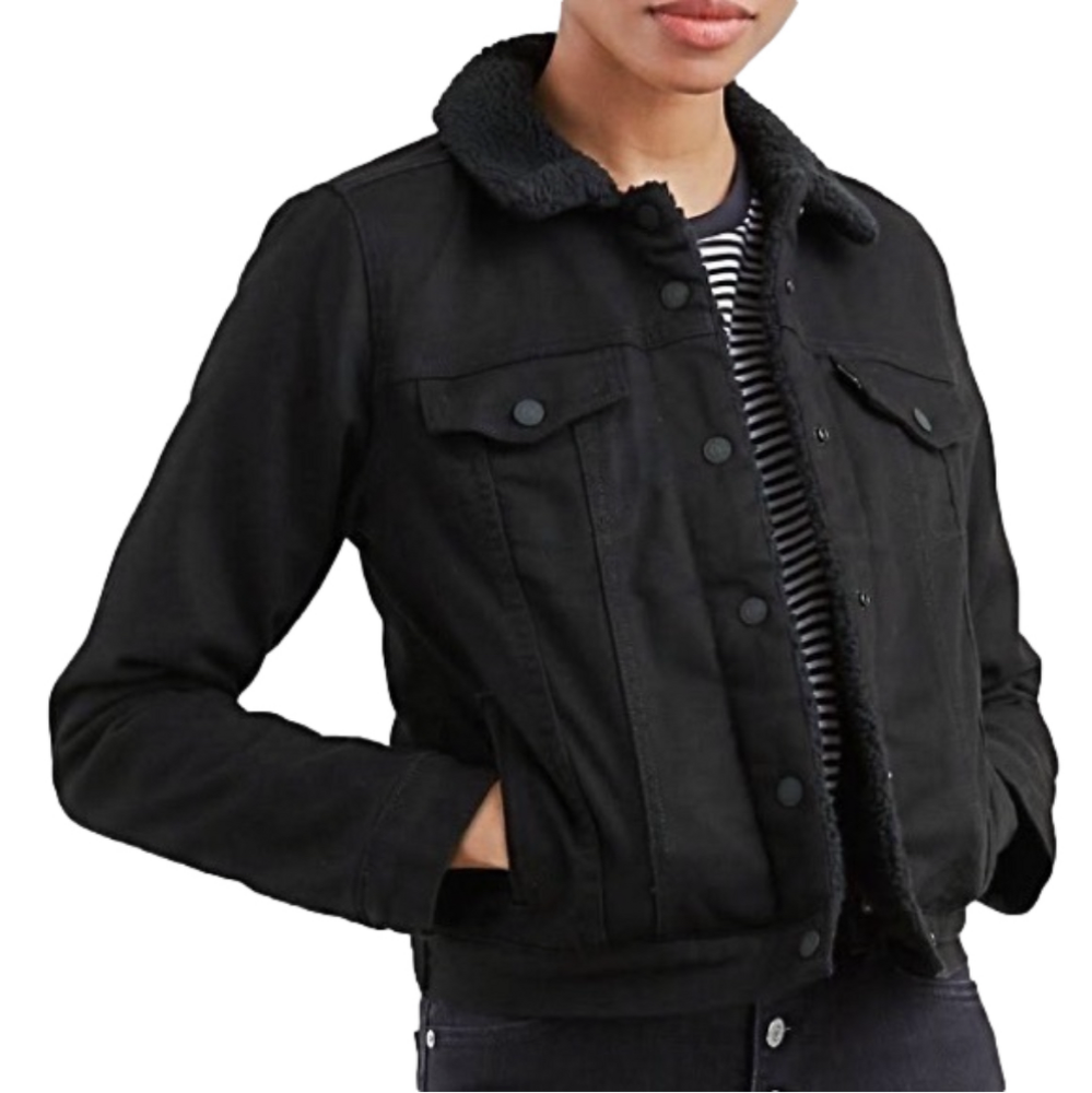 Levi Strauss Original Sherpa Jacket - Ultra Black... - Picture 1 of 7
